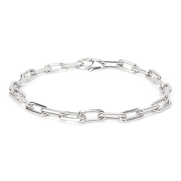 Cartier Santos de Cartier Link Bracelet in 18K White Gold - Picture 1 of 4